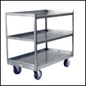 Heavy Duty Correctional S/S Utility Cart